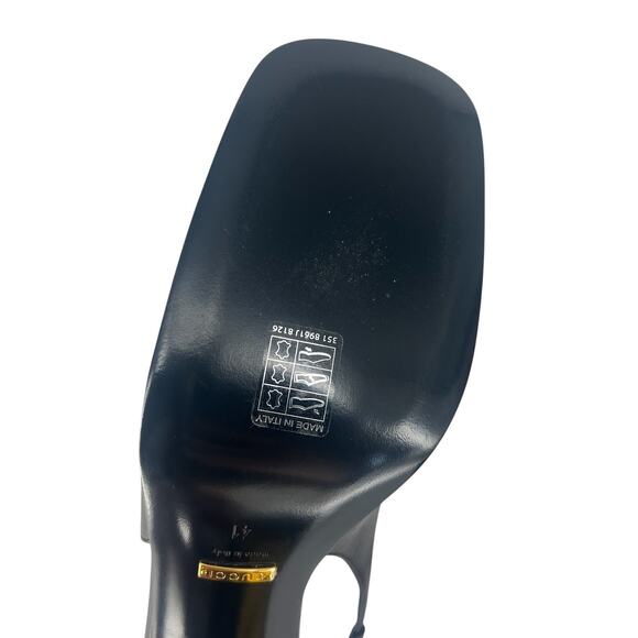 Gucci Baby Horsebit Slingback Pumps Black Leather Size 41 - Picture 16 of 16